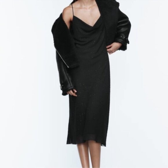 ZARA DOUBLE-SIDED BELTED JACKET - Picture 6 of 16